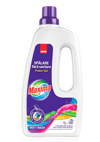 Detergent lichid Sano Maxima Mix and Wash, 1 l