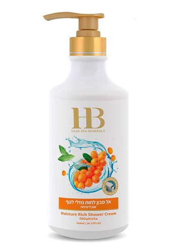 Gel de duș cu ulei de cătină albă Health&Beauty, 780 ml
