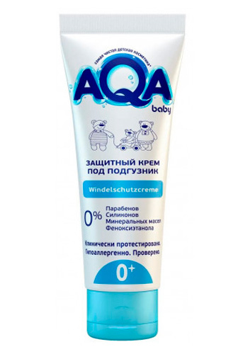 Cremă protectivă pentru zona scutecului AQA Baby, 75 ml