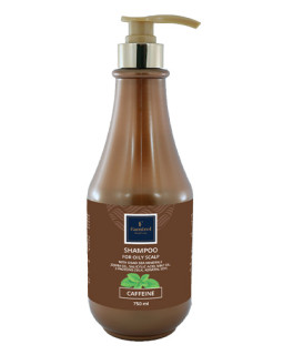 Șampon pentru scalp gras Famirel cu Cofeină, Mentă și Minerale din Marea Moartă, 750 ml