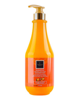 Șampon pentru păr uscat și vopsit cu extract de catină, centella, keratină si minerale din Marea Moartă Famirel, 750 ml