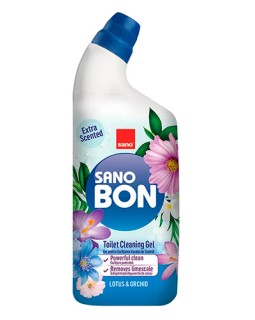 Soluție pentru curățarea WC Sanobon Lotus & Orchid, 750 ml