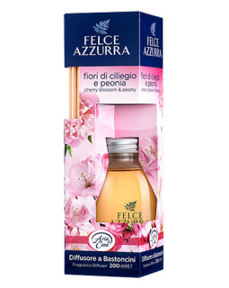 Difuzor de parfum cu bețișoare Cherry Blossoms Felce Azzurra, 200 ml