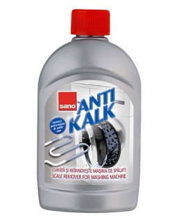 Soluție anticalcar pentru mașina de spălat rufe SANO ANTI KALK, 500 ml