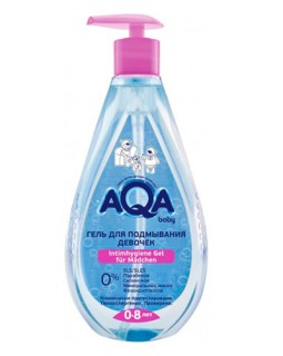 Gel pentru igiena intimă a fetițelor AQA Baby, 250 ml