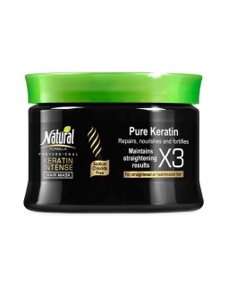 Mască pentru păr cu keratină Natural Formula Keratin Intense, 350 ml