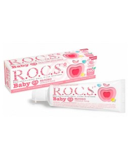 Pastă de dinți R.O.C.S. Baby  Măr (0-3 ani), 45 gr