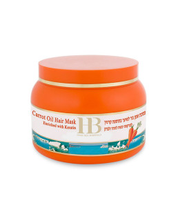 Mască cu ulei de morcov și nămol pentru părul uscat/deteriorat Health&Beauty, 250 ml