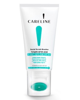 Exfoliant pentru față cu perie pentru toate tipurile de ten Careline, 150 ml