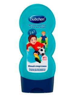 Șampon & gel de duș Tânărul sportiv Bubchen, 230 ml