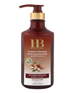 H&B Șampon fortifiant pentru părul uscat/casant cu ulei de argan, 780 ml