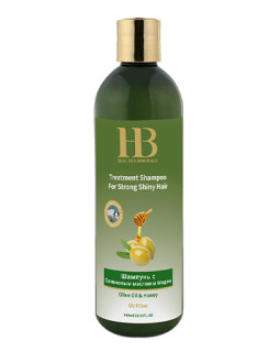Шампунь укрепляющий для сухих секущихся волос с оливковым маслом и медом Health&Beauty, 400 мл