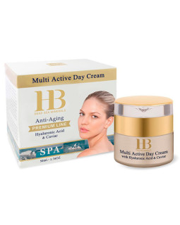 Cremă de față de zi, multi-activă, cu acid hialuronic Health&Beauty, 50 ml