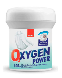 Порошок для удаления пятен Sano Oxygen White Laundry, 540 гр