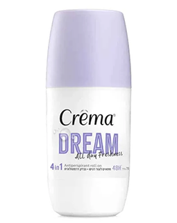 Antiperspirant roll-on Crema 4 în 1 Dream, 75 ml
