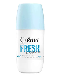 Antiperspirant roll-on Crema 4 în 1 Fresh, 75 ml