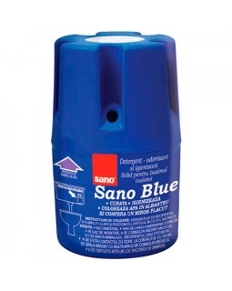 Săpun odorizant WC  pentru rezervorul toaletei Sano Blue, 150 g