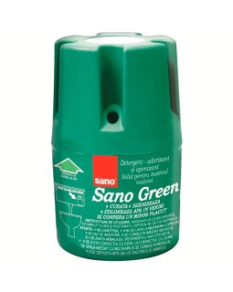 Săpun odorizant WC  pentru rezervorul toaletei Sano Green, 150 g