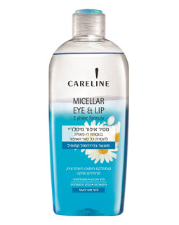 Мицеллярное двухфазное средство Eye & Lip Blue Careline, 400 мл