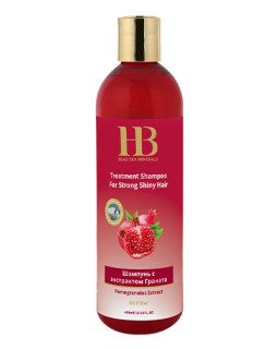 Șampon fortifiant cu extract de rodie pentru strălucirea părului Health&Beauty, 400 ml