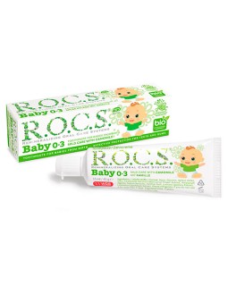 Зубная паста для малышей R.O.C.S Baby Душистая Ромашка (0-3), 45 г