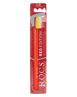 Periuță de dinți R.O.C.S. Red Edition Classic duritate medie