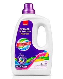 Detergent lichid Sano Maxima Mix and Wash, 3 l