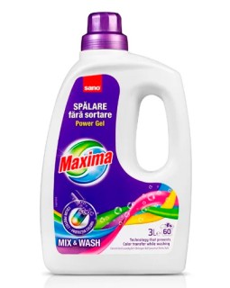 Гель для стирки Sano Maxima Mix and Wash, 3 л