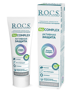 Pastă de dinți R.O.C.S. BIOCOMPLEX Protecție activă 94 g