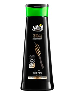 Кондиционер на основе кератина Natural Formula Keratin Intense,  400 мл