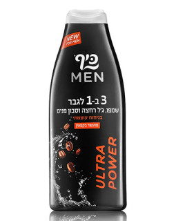 Гель д/душа 3в1 Keff Men Caffeine Ultra Power, 700мл