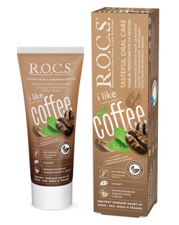 Pastă de dinți R.O.C.S. i Like Coffee, 74 g