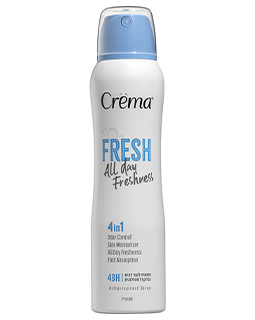 Antiperspirant spray Crema 4 în 1 Fresh, 150 ml