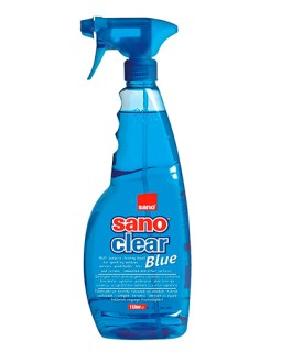 Detergent pentru geamuri Sano Clear Blue, 1000 ml