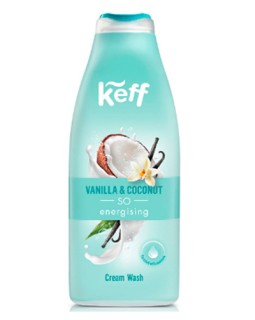 Gel cremos de duș KEFF Vanilla&Coconut, 700 ml