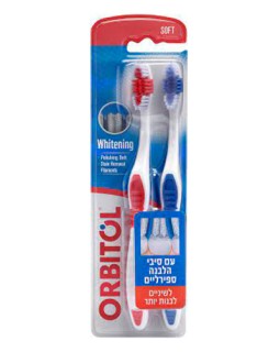 Periuță de dinți Whitening Orbitol, 2 buc