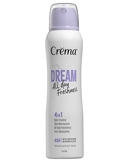 Antiperspirant spray Crema 4 în 1 Dream, 150 ml