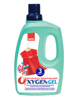 Пятновыводитель для стирки Sano Oxygen гель, 3 л