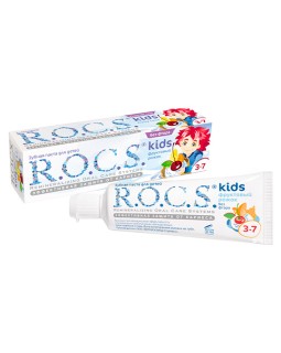 Pastă de dinți R.O.C.S. Kids Con cu fructe (3-7 ani), 45 g