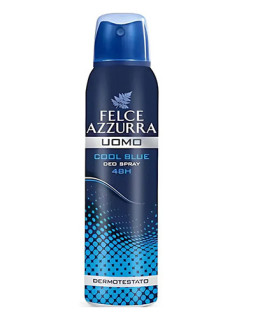Дезодорант для мужчин Felce Azzurra Cool Blue 48ч, 150мл