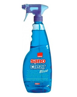 Detergent pentru geamuri Sano Clear Blue, 750 ml