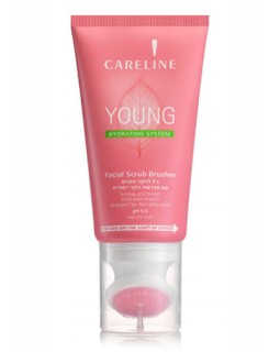 Exfoliant pentru față cu perie Careline Young, 150 ml