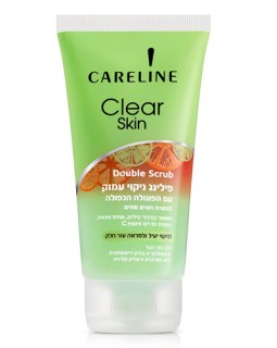 Exfoliant pentru față cu efect dublu Careline, 150 ml